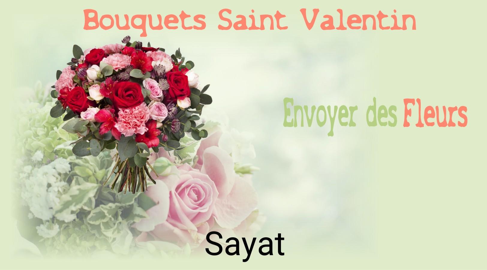 Roses de Saint-Valentin livrées à Sayat